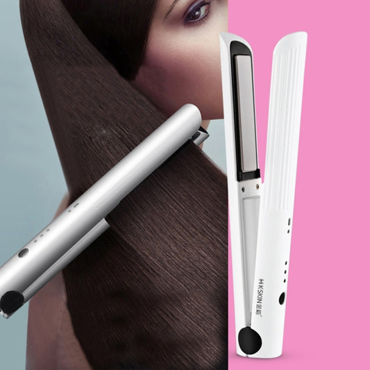 K-SKIN Portable Rechargeable Hair Straightener Curler Cordless Adjustable Temperature Fast Heat Ceramic Iron Styling Tool - Hair Curler by K-SKIN | Online Shopping South Africa | PMC Jewellery