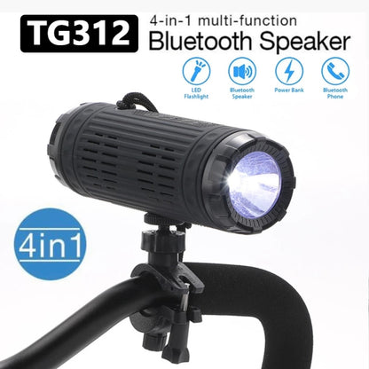 T&G TG312 LED Outdoor Portable Multifunctional Wireless Bluetooth Speaker(Blue) - Waterproof Speaker by T&G | Online Shopping South Africa | PMC Jewellery
