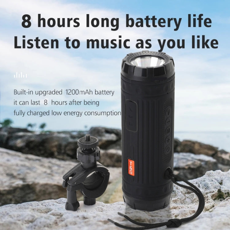 T&G TG312 LED Outdoor Portable Multifunctional Wireless Bluetooth Speaker(Black) - Waterproof Speaker by T&G | Online Shopping South Africa | PMC Jewellery