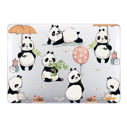 ENKAY Animal Series Pattern Laotop Protective Crystal Case For MacBook Pro 13.3 inch A1706 / A1708 / A1989 / A2159(Panda) - MacBook Pro Cases by ENKAY | Online Shopping South Africa | PMC Jewellery