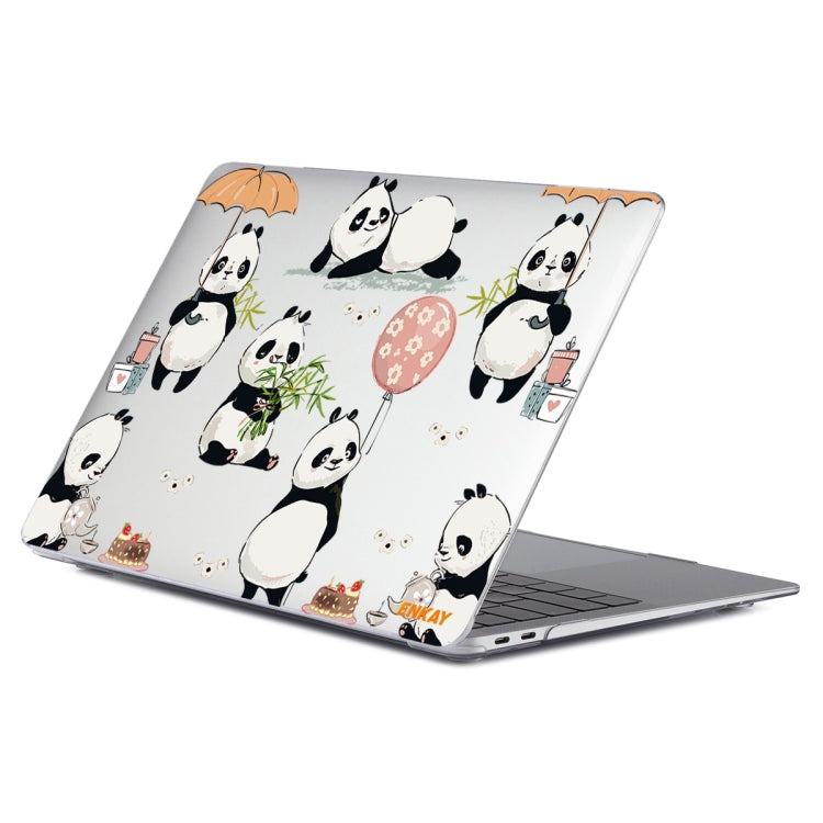 ENKAY Animal Series Pattern Laotop Protective Crystal Case For MacBook Pro 13.3 inch A1706 / A1708 / A1989 / A2159(Panda) - MacBook Pro Cases by ENKAY | Online Shopping South Africa | PMC Jewellery