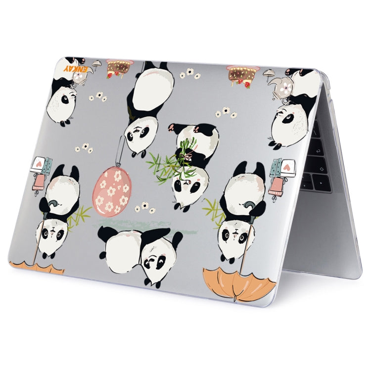 ENKAY Animal Series Pattern Laotop Protective Crystal Case For MacBook Pro 13.3 inch A1706 / A1708 / A1989 / A2159(Panda) - MacBook Pro Cases by ENKAY | Online Shopping South Africa | PMC Jewellery