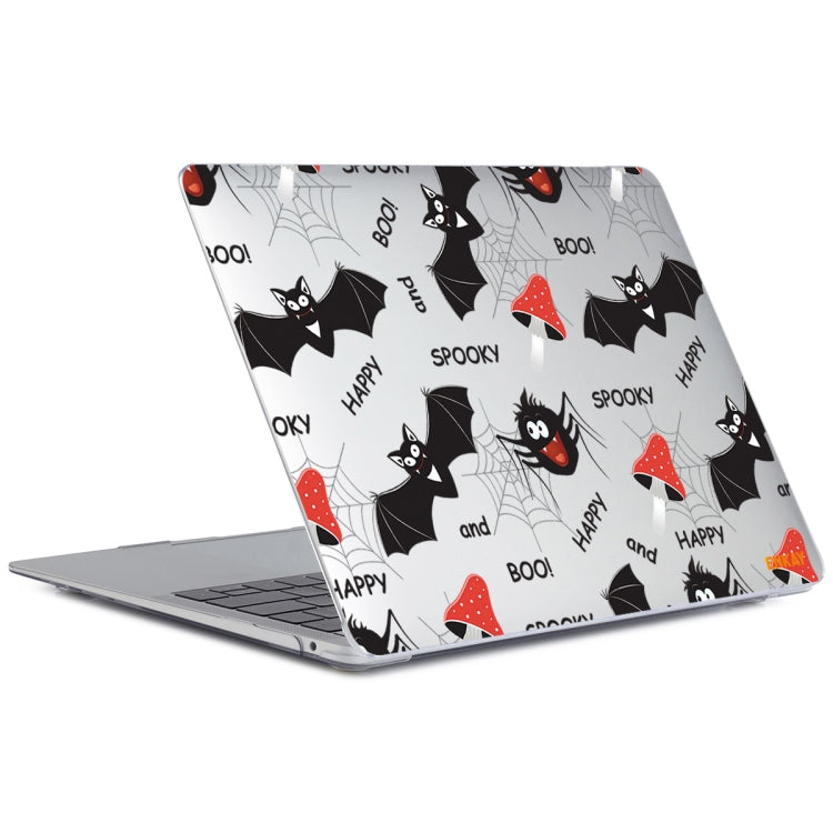 For MacBook Air 13.3 inch A1932 / A2179 / A2337 ENKAY Animal Series Pattern Laotop Protective Crystal Case(Bat) - MacBook Air Cases by ENKAY | Online Shopping South Africa | PMC Jewellery