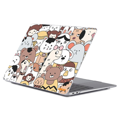 For MacBook Air 13.3 inch A1932 / A2179 / A2337 ENKAY Animal Series Pattern Laotop Protective Crystal Case(Animals No.1) - MacBook Air Cases by ENKAY | Online Shopping South Africa | PMC Jewellery