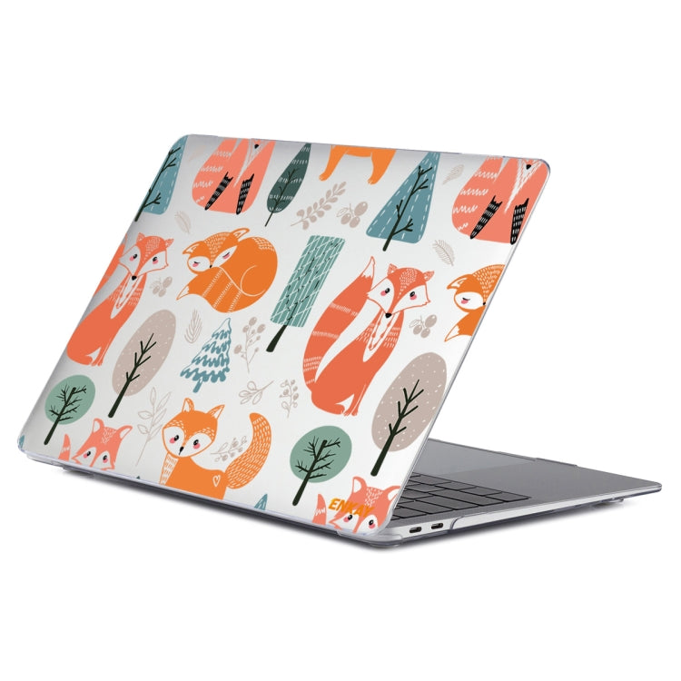 ENKAY Animal Series Pattern Laotop Protective Crystal Case For MacBook Pro 15.4 inch A1707 / A1990(Fox) - MacBook Pro Cases by ENKAY | Online Shopping South Africa | PMC Jewellery