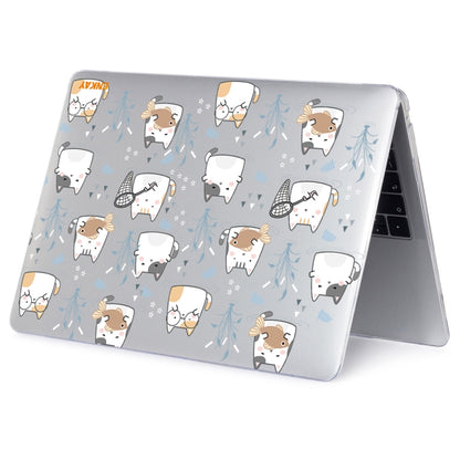 ENKAY Animal Series Pattern Laotop Protective Crystal Case For MacBook Pro 15.4 inch A1707 / A1990(Cute Cat) - MacBook Pro Cases by ENKAY | Online Shopping South Africa | PMC Jewellery