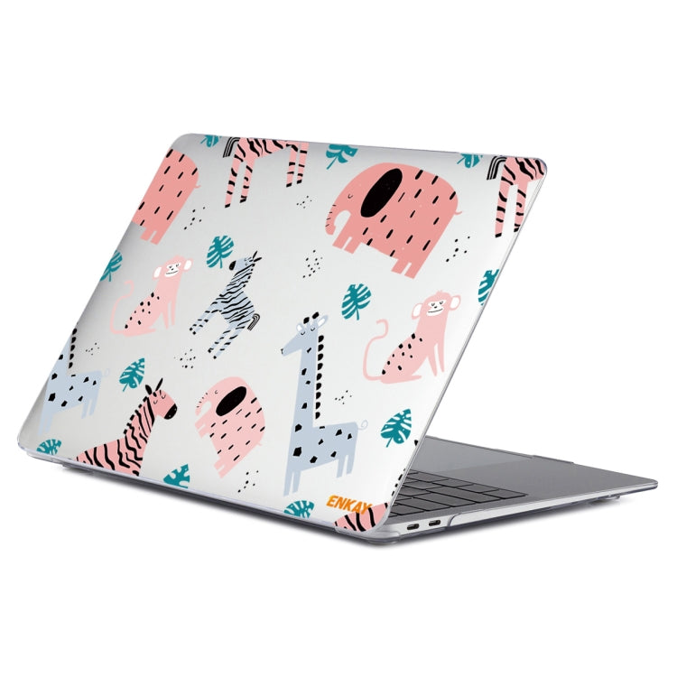 ENKAY Animal Series Pattern Laotop Protective Crystal Case For MacBook Pro 16 inch A2141(Animals No.2) - MacBook Pro Cases by ENKAY | Online Shopping South Africa | PMC Jewellery