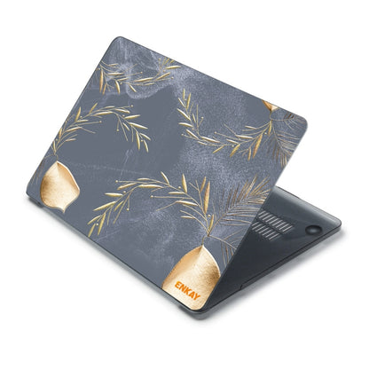 ENKAY Vintage Pattern Series Laotop Protective Crystal Case For MacBook Pro 13.3 inch A1706 / A1708 / A1989 / A2159(Wild Oats) - MacBook Pro Cases by ENKAY | Online Shopping South Africa | PMC Jewellery