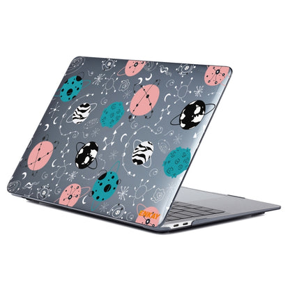 For MacBook Air 13.3 inch A1932 / A2179 / A2337 ENKAY Star Series Pattern Laotop Protective Crystal Case(Geometric Planet) - MacBook Air Cases by ENKAY | Online Shopping South Africa | PMC Jewellery