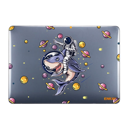 For MacBook Air 13.3 inch A1932 / A2179 / A2337 ENKAY Star Series Pattern Laotop Protective Crystal Case(Shark Astronaut) - MacBook Air Cases by ENKAY | Online Shopping South Africa | PMC Jewellery