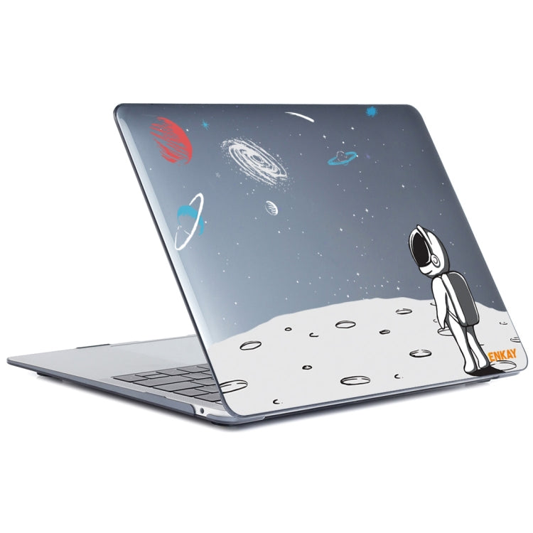 ENKAY Star Series Pattern Laotop Protective Crystal Case For MacBook Pro 13.3 inch A2251 / A2289 / A2338 2020(Backpack Astronaut) - MacBook Pro Cases by ENKAY | Online Shopping South Africa | PMC Jewellery