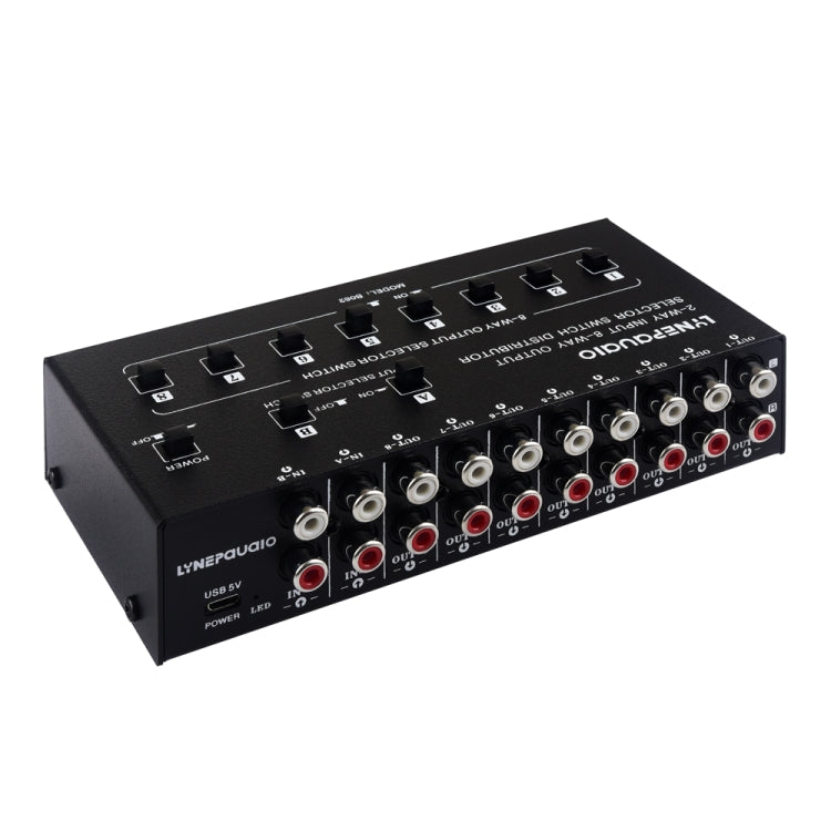 2 In 8 Out RCA Audio Frequency Signal Select Switch Distributor -  by PMC Jewellery | Online Shopping South Africa | PMC Jewellery