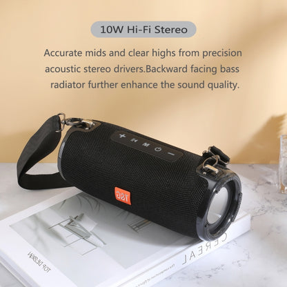 T&G TG324 High Power Waterproof Portable Bluetooth Speaker Support FM / TF Card(Black) - Desktop Speaker by T&G | Online Shopping South Africa | PMC Jewellery