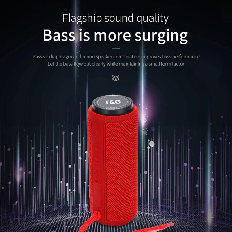 T&G TG332 10W HIFI Stereo Waterproof Portable Bluetooth Speaker(Red) - Desktop Speaker by T&G | Online Shopping South Africa | PMC Jewellery