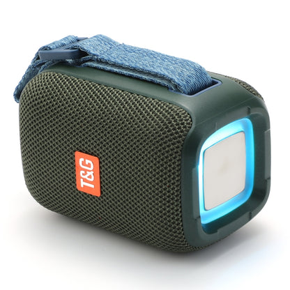 T&G TG339 RGB Light 5W Waterproof Portable Bluetooth Speaker(Green) - Desktop Speaker by T&G | Online Shopping South Africa | PMC Jewellery