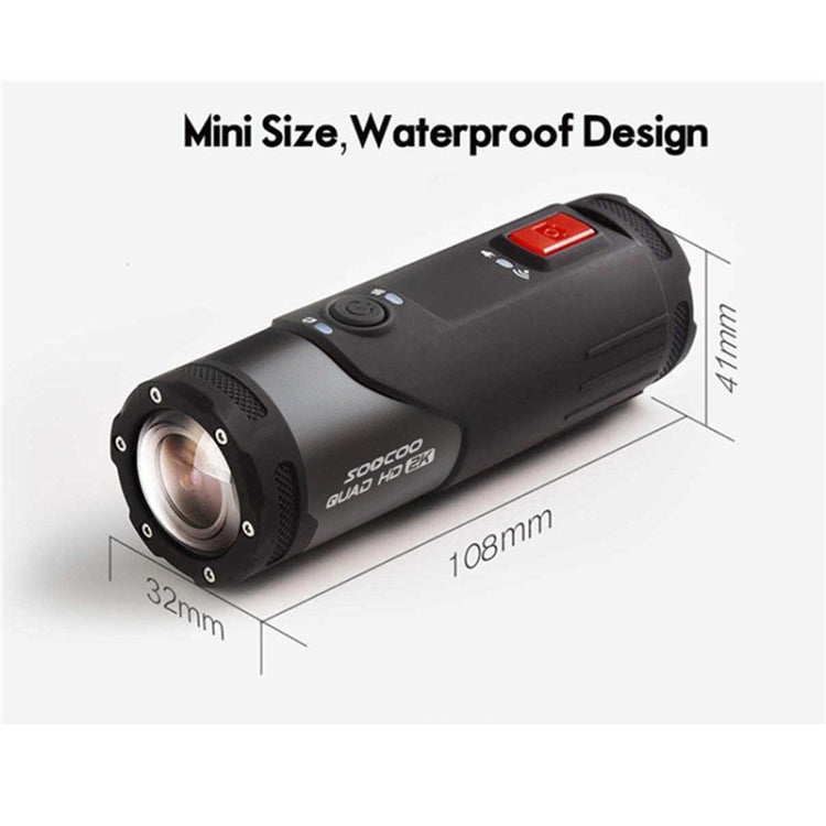 SOOCOO S20+ 2K HD WiFi Waterproof Anti-shake Sports Camera - Other Camera by SOOCOO | Online Shopping South Africa | PMC Jewellery