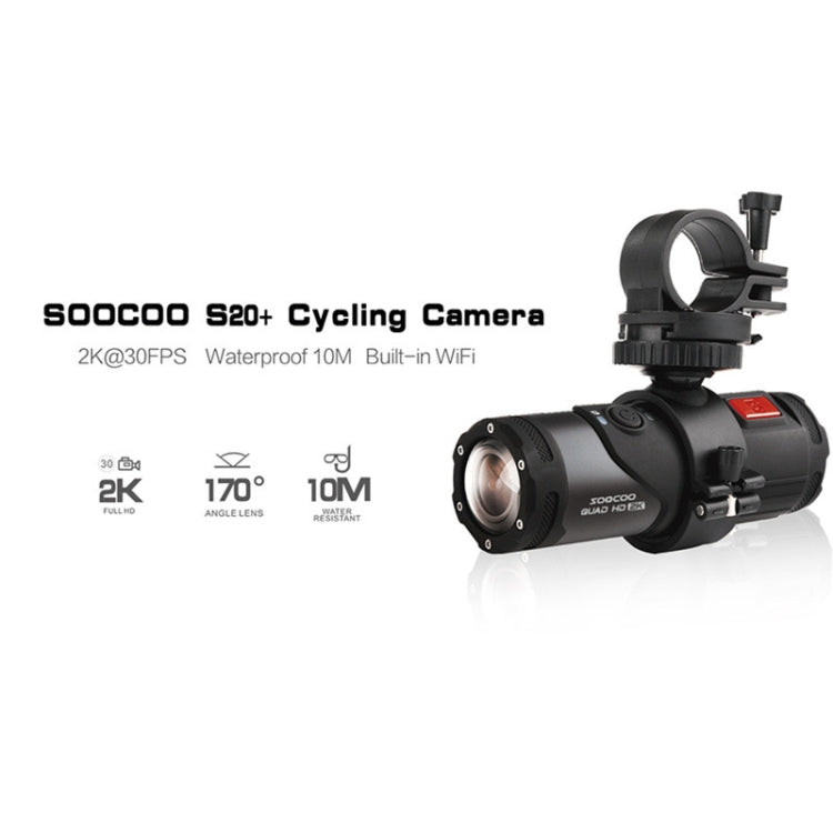 SOOCOO S20+ 2K HD WiFi Waterproof Anti-shake Sports Camera - Other Camera by SOOCOO | Online Shopping South Africa | PMC Jewellery