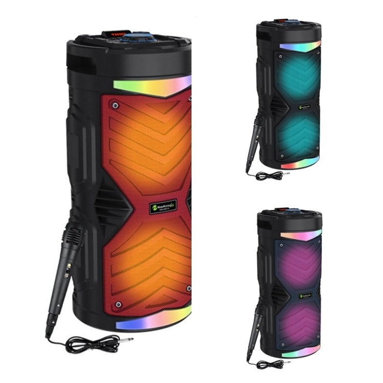 NewRixing NRG6601A Outdoor Portable Karaoke Wireless Speaker 20W Audio Amplifier With Mic(B) - Loudspeaker by New Rixing | Online Shopping South Africa | PMC Jewellery