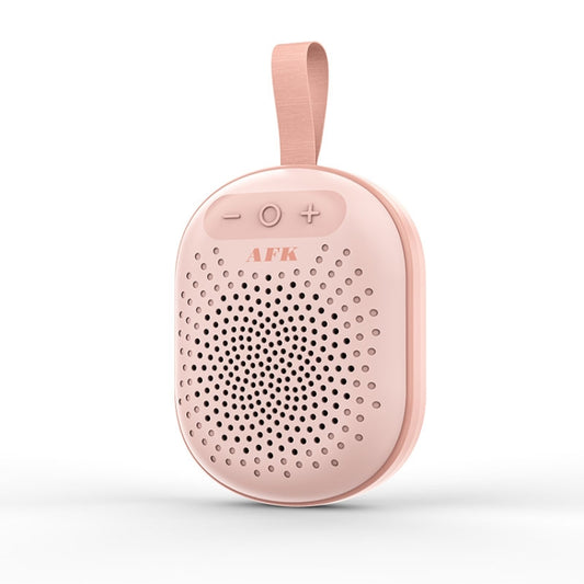 AEC BT513 RGB Light Waterproof Portable Bluetooth Speaker Support FM / TF Card(Moran Pink) - Mini Speaker by AEC | Online Shopping South Africa | PMC Jewellery