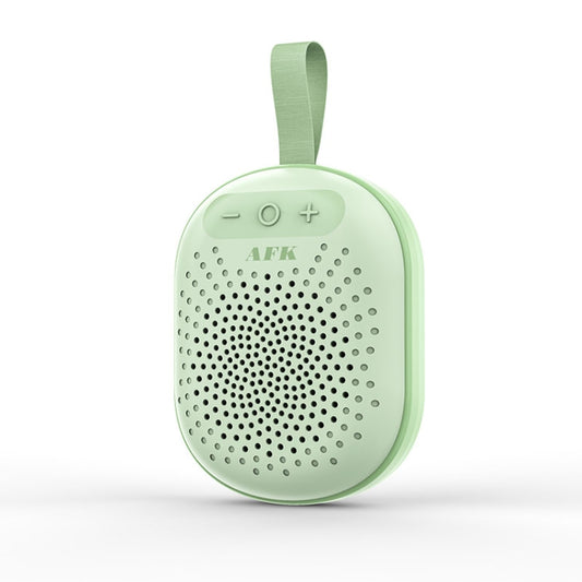 AEC BT513 RGB Light Waterproof Portable Bluetooth Speaker Support FM / TF Card(Light Green) - Mini Speaker by AEC | Online Shopping South Africa | PMC Jewellery