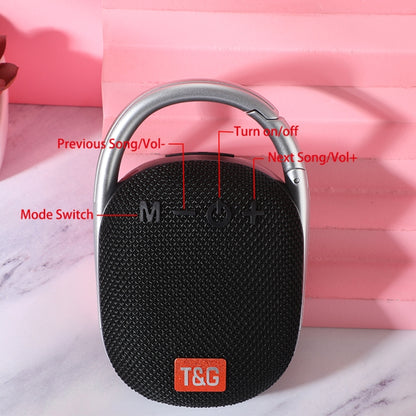 T&G TG321 TWS Portable Wireless Outdoor Mini Speaker with LED Light(Blue) - Mini Speaker by T&G | Online Shopping South Africa | PMC Jewellery