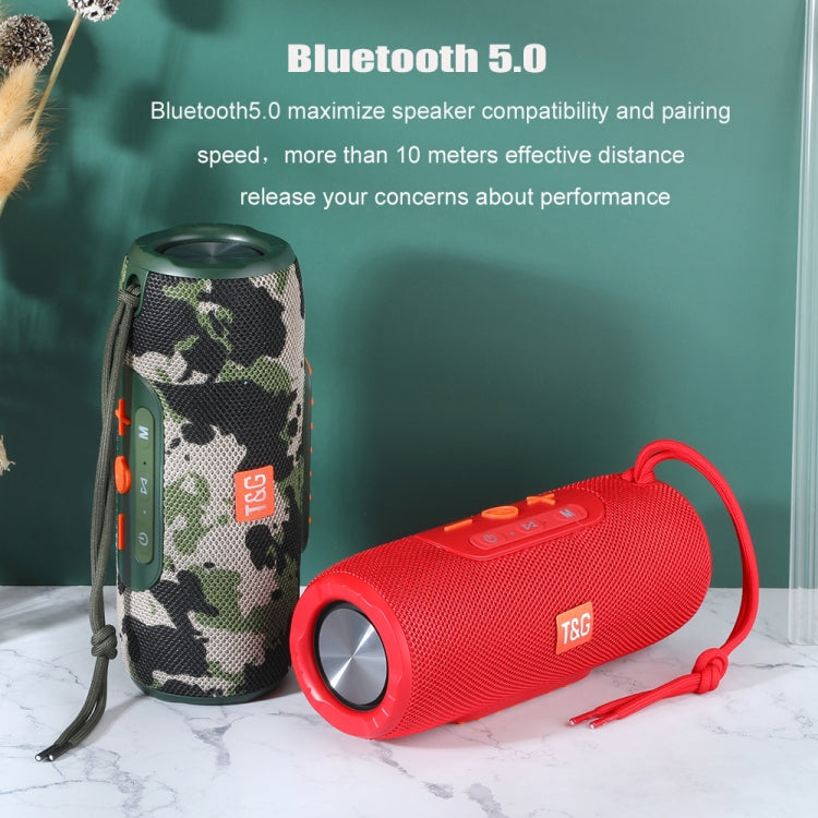 T&G TG341 TWS Portable Wireless Bluetooth HiFi Speaker(Blue) - Desktop Speaker by T&G | Online Shopping South Africa | PMC Jewellery
