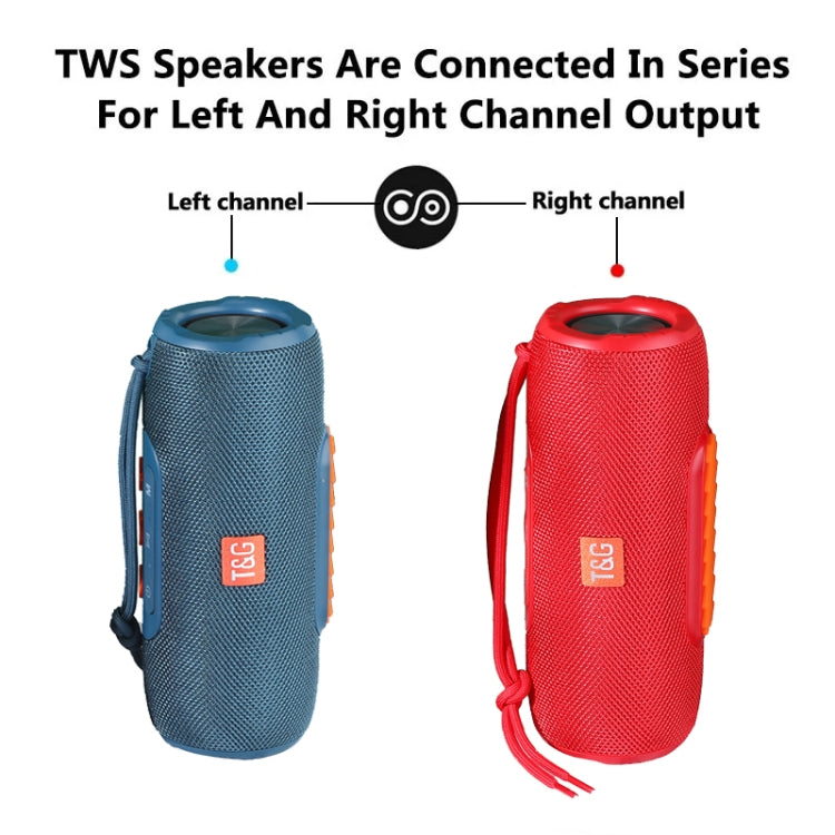 T&G TG341 TWS Portable Wireless Bluetooth HiFi Speaker(Black) - Desktop Speaker by T&G | Online Shopping South Africa | PMC Jewellery