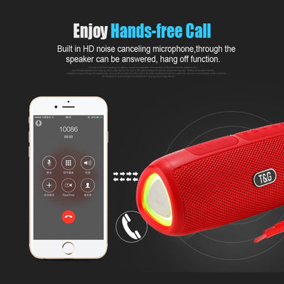 T&G TG344 Portable LED Light TWS Wireless Bluetooth Speaker(Orange) - Desktop Speaker by T&G | Online Shopping South Africa | PMC Jewellery