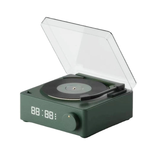 Duosi X11 Vinyl Atomic Retro Bluetooth Speaker Desktop Creative Alarm Clock(Green) - Desktop Speaker by Duosi | Online Shopping South Africa | PMC Jewellery