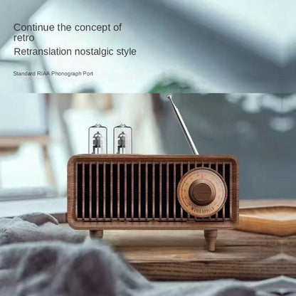 Oneder B9 Retro Indoor Wireless Portable Bluetooth Speaker(Browm) - Desktop Speaker by OneDer | Online Shopping South Africa | PMC Jewellery