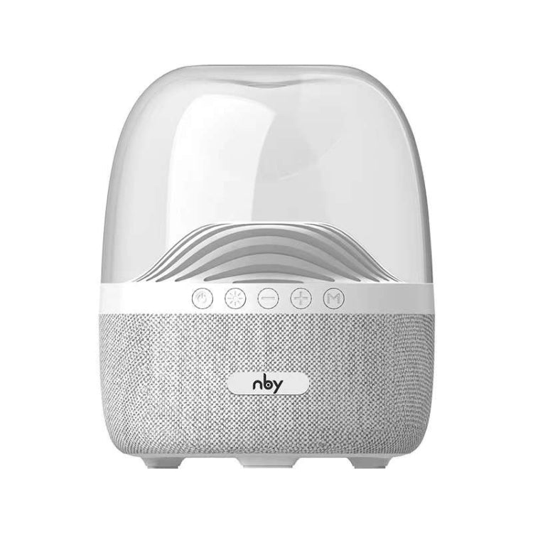 NBY 6680 Colorful Light 6D Stereo Wireless Bluetooth Speaker(White) - Desktop Speaker by NBY | Online Shopping South Africa | PMC Jewellery