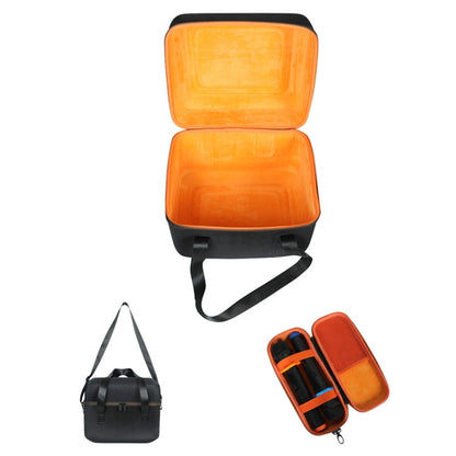 For JBL PartyBox Encore Essential Shockproof Portable Storage Bag with Microphone Bag(Black + Orange) - Protective Case by PMC Jewellery | Online Shopping South Africa | PMC Jewellery