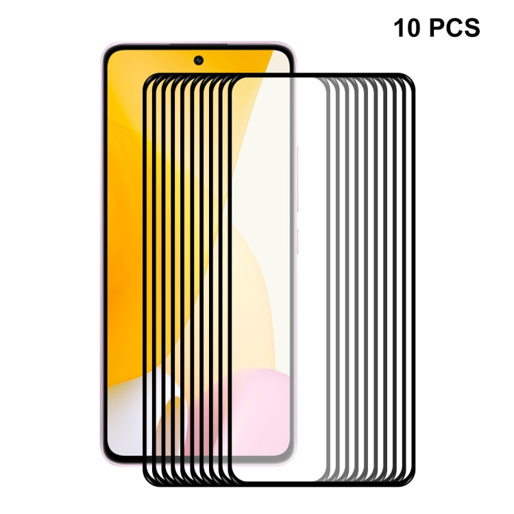 10 PCS For Xiaomi 12 Lite ENKAY Full Glue 0.26mm 9H 2.5D Tempered Glass Full Film -  by ENKAY | Online Shopping South Africa | PMC Jewellery