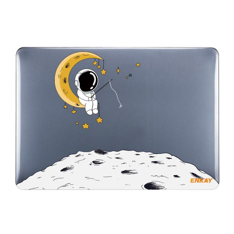 For MacBook Pro 13.3 A1706/A1989/A2159 ENKAY Hat-Prince 3 in 1 Spaceman Pattern Laotop Protective Crystal Case with TPU Keyboard Film / Anti-dust Plugs, Version:US(Spaceman No.3) - MacBook Pro Cases by ENKAY | Online Shopping South Africa | PMC Jewellery