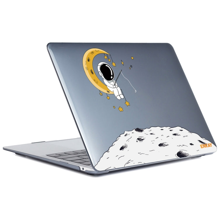 For MacBook Pro 13.3 A1706/A1989/A2159 ENKAY Hat-Prince 3 in 1 Spaceman Pattern Laotop Protective Crystal Case with TPU Keyboard Film / Anti-dust Plugs, Version:EU(Spaceman No.3) - MacBook Pro Cases by ENKAY | Online Shopping South Africa | PMC Jewellery