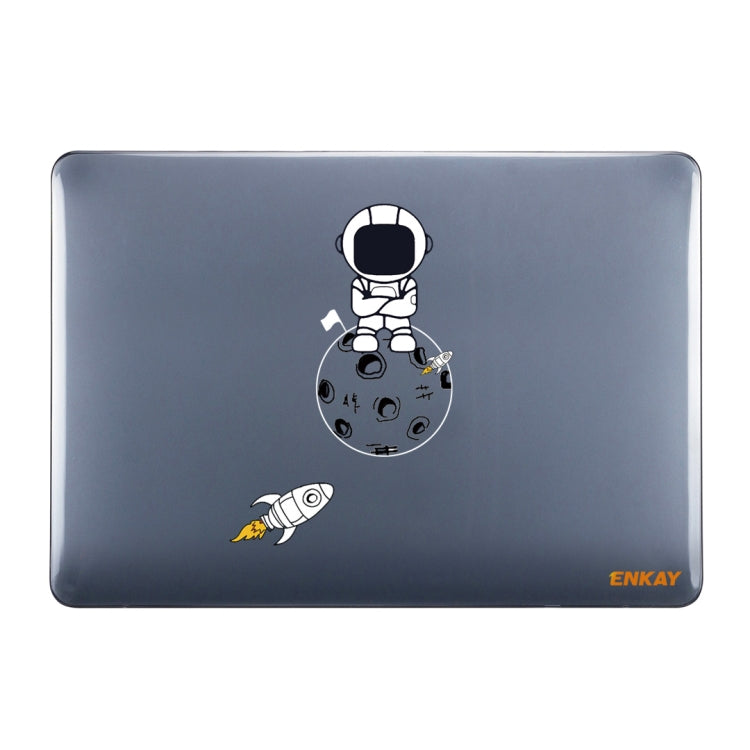 For MacBook Pro 13.3 A1706/A1989/A2159 ENKAY Hat-Prince 3 in 1 Spaceman Pattern Laotop Protective Crystal Case with TPU Keyboard Film / Anti-dust Plugs, Version:EU(Spaceman No.4) - MacBook Pro Cases by ENKAY | Online Shopping South Africa | PMC Jewellery