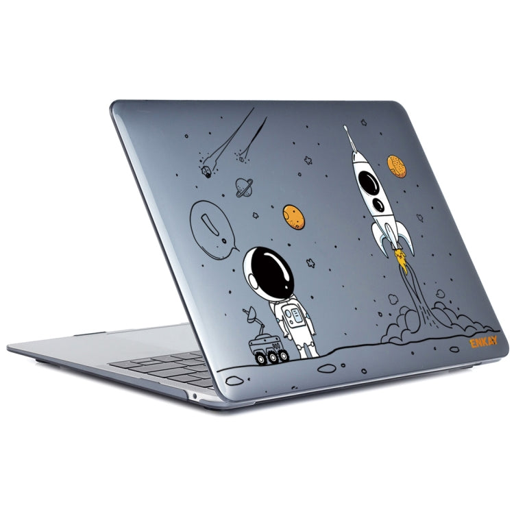 For MacBook Pro 13.3 A1708 ENKAY Hat-Prince 3 in 1 Spaceman Pattern Laotop Protective Crystal Case with TPU Keyboard Film / Anti-dust Plugs, Version:US(Spaceman No.1) - MacBook Pro Cases by ENKAY | Online Shopping South Africa | PMC Jewellery