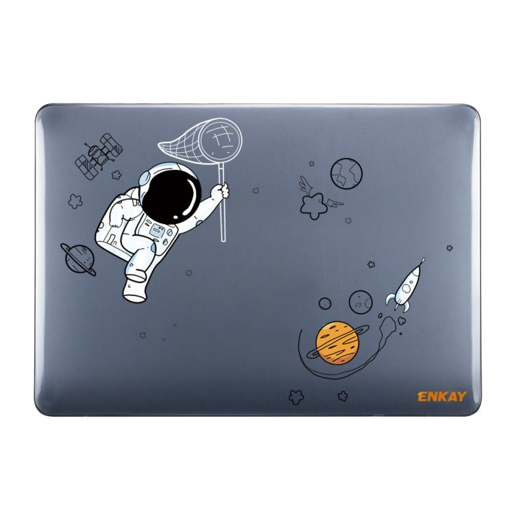 For MacBook Pro 13.3 A1708 ENKAY Hat-Prince 3 in 1 Spaceman Pattern Laotop Protective Crystal Case with TPU Keyboard Film / Anti-dust Plugs, Version:EU(Spaceman No.2) - MacBook Pro Cases by ENKAY | Online Shopping South Africa | PMC Jewellery