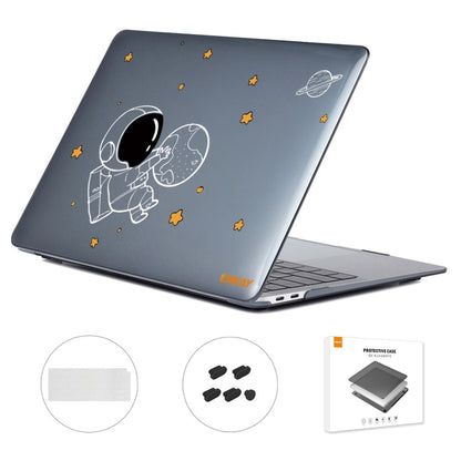 For MacBook Air 13.3 2020 A2179/A2337/A2779 2023 ENKAY Hat-Prince 3 in 1 Spaceman Pattern Laotop Protective Crystal Case with TPU Keyboard Film / Anti-dust Plugs, Version:US(Spaceman No.5) - MacBook Air Cases by ENKAY | Online Shopping South Africa | PMC Jewellery