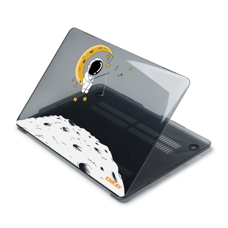 For MacBook Pro 13.3 A2251/A2289/A2338 ENKAY Hat-Prince 3 in 1 Spaceman Pattern Laotop Protective Crystal Case with TPU Keyboard Film / Anti-dust Plugs, Version:US(Spaceman No.3) - MacBook Pro Cases by ENKAY | Online Shopping South Africa | PMC Jewellery