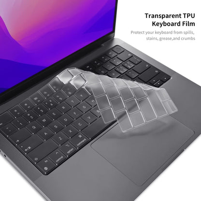 For MacBook Air 13.6 A2681 ENKAY Hat-Prince 3 in 1 Spaceman Pattern Laotop Protective Crystal Case with TPU Keyboard Film / Anti-dust Plugs, Version:US(Spaceman No.3) - MacBook Air Cases by ENKAY | Online Shopping South Africa | PMC Jewellery