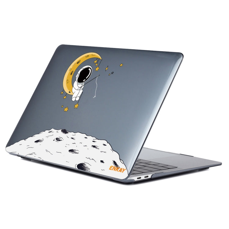 For MacBook Pro 15.4 A1707/A1990 ENKAY Hat-Prince 3 in 1 Spaceman Pattern Laotop Protective Crystal Case with TPU Keyboard Film / Anti-dust Plugs, Version:EU(Spaceman No.3) - MacBook Pro Cases by ENKAY | Online Shopping South Africa | PMC Jewellery