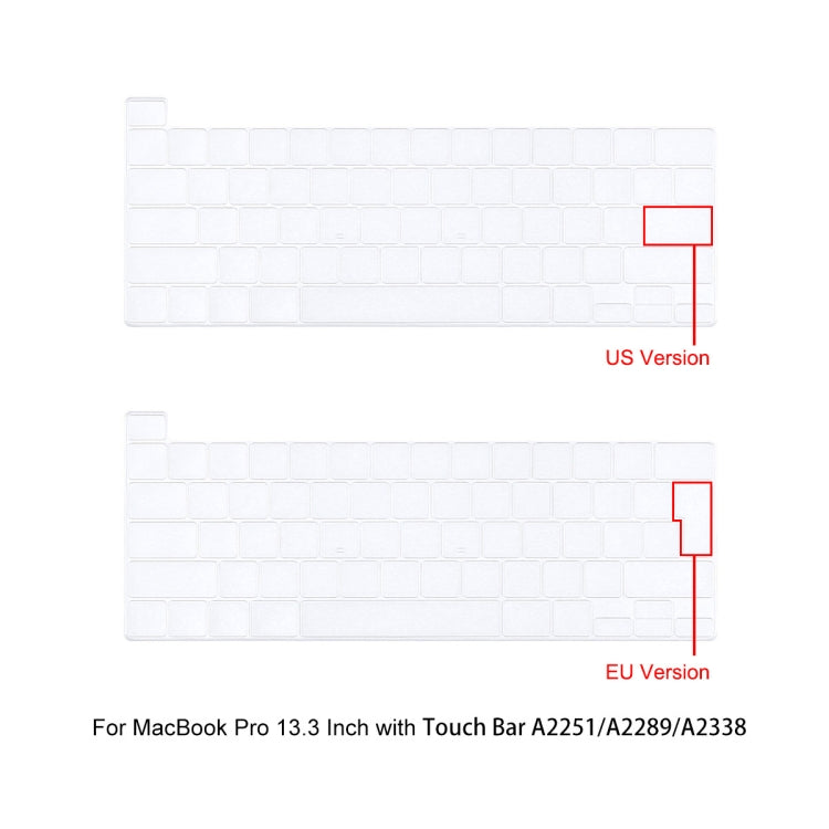 For MacBook Pro 13.3 A2251/A2289/A2338 ENKAY Hat-Prince 3 in 1 Protective Bracket  Case Cover Hard Shell with TPU Keyboard Film / Anti-dust Plugs, Version:EU(Grey) - MacBook Pro Cases by ENKAY | Online Shopping South Africa | PMC Jewellery