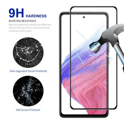 For Samsung Galaxy A54 5G 5pcs ENKAY Hat-Prince Full Glue 0.26mm 9H 2.5D Tempered Glass Full Film - Galaxy Tempered Glass by ENKAY | Online Shopping South Africa | PMC Jewellery