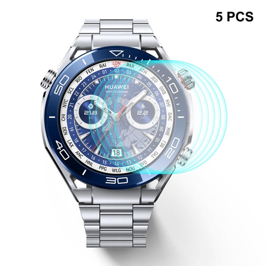 5pcs For Huawei Watch Ultimate ENKAY Hat-Prince 0.2mm 9H Tempered Glass Screen Protector Watch Film -  by ENKAY | Online Shopping South Africa | PMC Jewellery