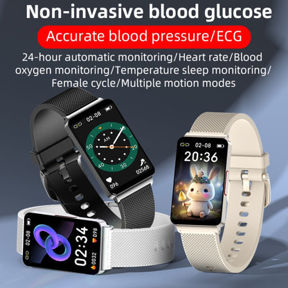 EP08 1.57 inch Color Screen Smart Watch,Support Blood Sugar Monitoring / Heart Rate Monitoring / Blood Pressure Monitoring(Silver) -  by PMC Jewellery | Online Shopping South Africa | PMC Jewellery