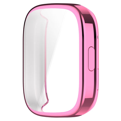 For Redmi Watch 3 Lite TPU Fully Enclosed Watch Protective Case(Pink) - Smart Wear by PMC Jewellery | Online Shopping South Africa | PMC Jewellery