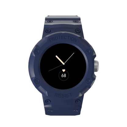 For Google Pixel Watch JUNSUNMAY Integrated TPU Adjustable Elastic Watch Band(Black) - Watch Bands by JUNSUNMAY | Online Shopping South Africa | PMC Jewellery