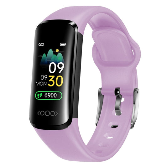 TK30 0.96 inch Color Screen Smart Watch,Support Heart Rate / Blood Pressure / Blood Oxygen / Blood Glucose Monitoring(Purple) - Smart Wristbands by PMC Jewellery | Online Shopping South Africa | PMC Jewellery