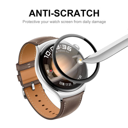 5pcs For Huawei Watch 4 ENKAY 3D Full Coverage Soft PC Edge + PMMA HD Screen Protector Film - Screen Protector by ENKAY | Online Shopping South Africa | PMC Jewellery